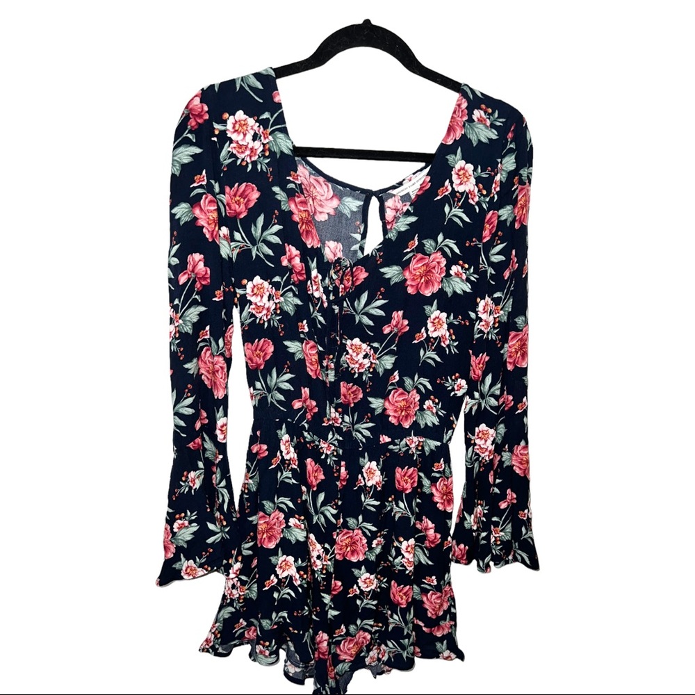 American Eagle Floral Ruffled Dress New with Tags